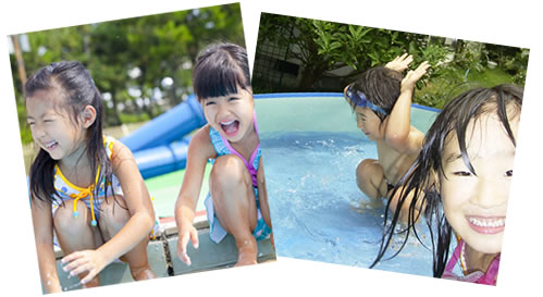 家庭用プールの除菌剤、塩素不使用みっちゃん