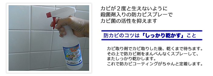 防カビのコツは「しっかり乾かす」こと